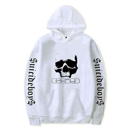 $uicideboy$ G59 Records Merch Hoodie-White