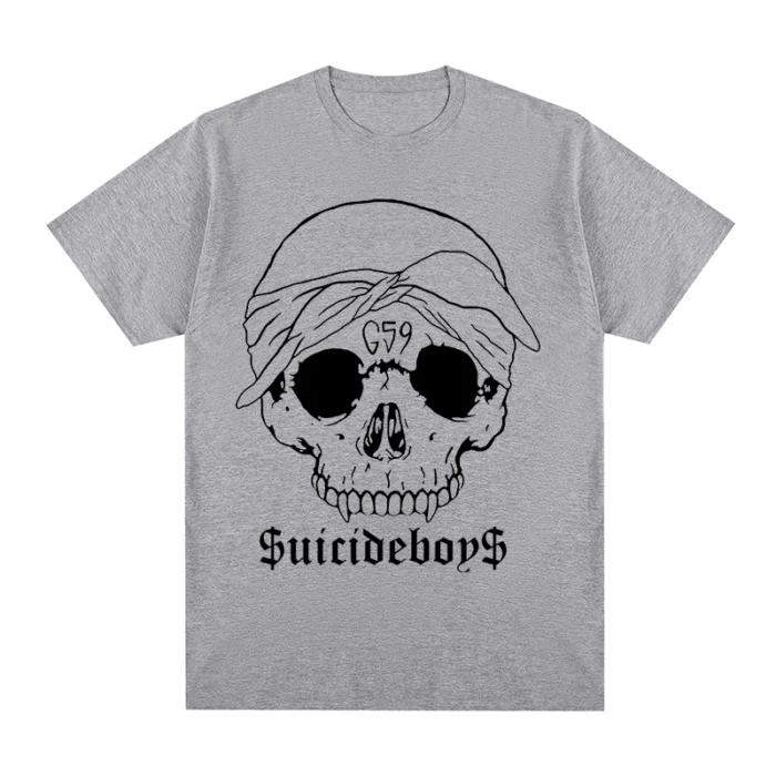 SuicideBoys skull Classic Cool Gray Shirt