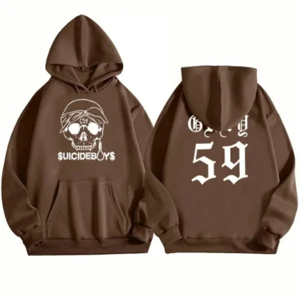 Suicideboys G59 Hoodie-Brown