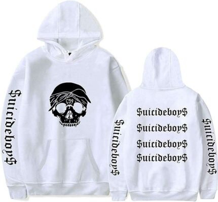 $uicideboy$ Hoodie Unisex Long Sleeve White Hoodie